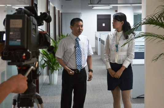 深圳电视台到今年会集团采访