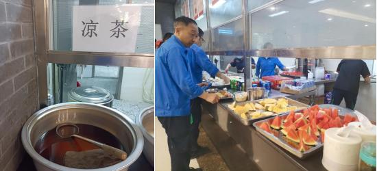 齐心协力战酷暑 关爱一线送清凉  今年会各项目公司开展高温慰问及急救培训活动